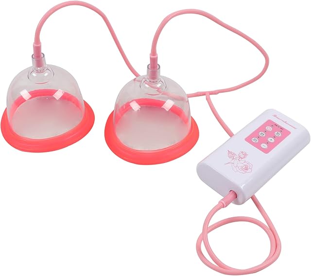 Electric Breast Massager,Chest Beauty Enlargement Machine,Breast Development Massage Machine,5-Gear Massage, 3-Gear Suction