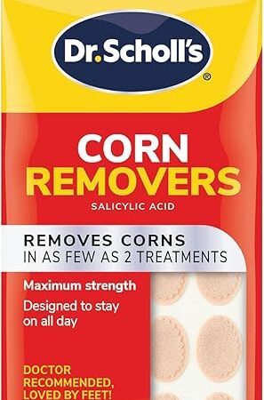 Dr Scholl's Corn REMOVERS, 9 Ct // Removes Corns in as Few as 2 Treatments, Maximum Strength, Stays on All Day