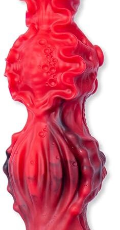 Beaded Sex Toy - Dual Texture G-Spot and Prostate Massager with Suction Cup for Men and Women, Safe Silicone