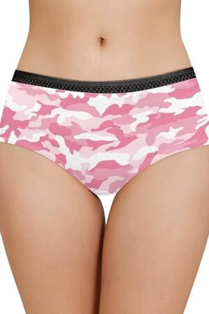 Womens Underwear Brief Underpants Plus Size S-5XL with Elastic Waist Soft Breathable Lightweight