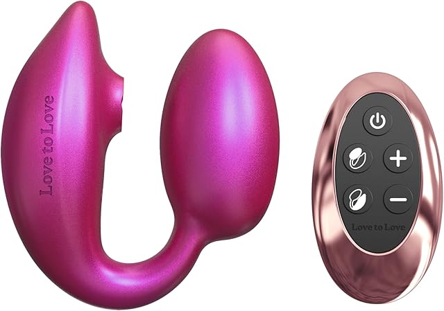 WONDERLOVER Iridescent Shades Vibrating Toy - Stimulation Vibrator for Ultimate Pleasure - Remote Control Vibrator Female Sex Toys - G Spot Vibrator for Adults - Wearable Vibrator - Berry