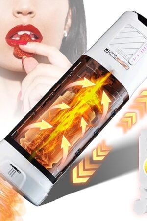 Automatic Masturbation Cup for Men E-Game Punk with Thrusting & Heating Penis Pump Male Sex Toy with 11 Pleasure Modes Ultra Long Life Blowjob Adult Pocket Pussy Stroker Fleshlight