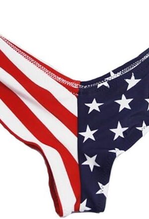 Brazilian Bikini Bottom V-Style Swimwear Swim Thong for Sexy Women