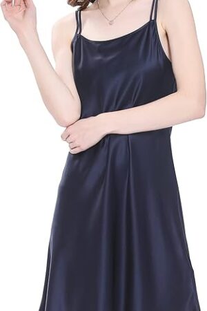 100% Silk Nightgowns for Women Nighties 100 Real Silk Short Nighty Sexy Chemise Ladies Lingerie Petite 16MM&19MM