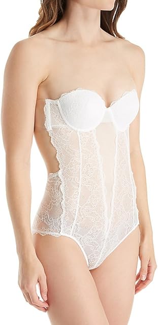 Women's Lace Backless Strapless Bodysuit
