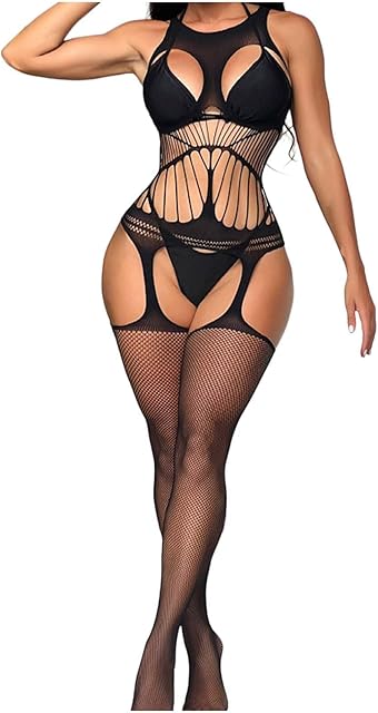 Body Stockings for Women Sexy Exotic Body Stockings Sexy Body Suit Rave Outfits One Piece Teddy Lingerie Tights