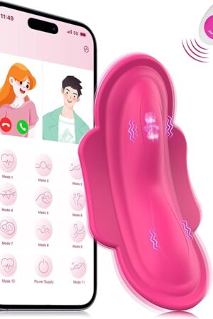 Wearable Panty APP Remote Control Vibrators Adult Sex Toys for Women or Couples, Clitoral Mini Egg Bullet Butterfly Vibrator Rose Toy, G Spot Dildo Vagina Stimulator with Tongue Licking Sex Machine