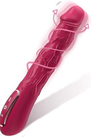 Vibrator Dildo Adult Sex Toys - Realistic Wriggling G Spot Vibrator for Women, Sex Toys Clitoris Anal Dildo with 10 Powerful Vibration Mode, Anal Clitoris Stimulator for Woman Sexual Pleasure