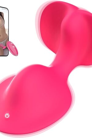 APP Remote Control Vibrator Adult Sex Toys,Ride Women Sex Toy Dual Motor Clitoral Panty Butterfly Vibrators with 9 Vibration Patterns, Vagina Testicle Stimulator Stimulator for Women Men Couples