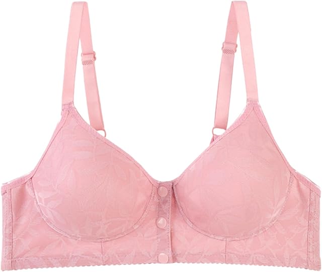 Women Sexy Front Button Shaping Cup Adjustable Shoulder Strap Large Size Underwire Bra Back Less Bra