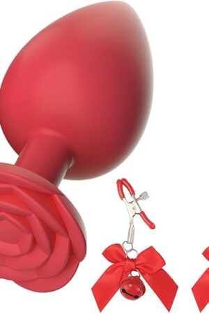 Bullet Silicone Butt Plug Couples Pleasure Anal Sex Toy Female Adjustable Nipple Clamps Sex Toys