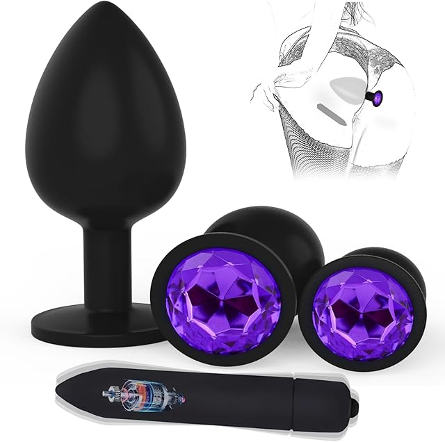 Couple Butt Training Tool Trainer Set Silicon 4pcs Portable Plug Butt for Women Trainer Kit Anales Adult Toys Relaxing Toys Tool for Men Women Sunglasses Z4