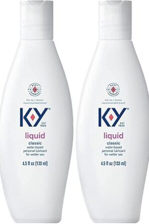 K-Y Liquid Personal Lubricant 4.5 oz (Quantity of 4)