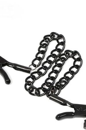 Adjustable Metal Chain Nipple Clamps Body Jewelry for Women Non Piercing Nipple Ring Body Clamps Body Chain Jewelry