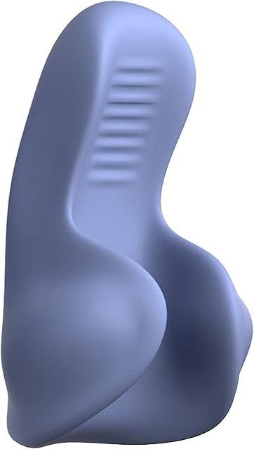 JIMMYJANE Astra Vibrating Stroker for Men and Couples, Full Shaft & Tip Stimulation, 3 Powerful Motors, 7 Intense Vibrational Modes, 3 Intensity Levels, Adult Sex Toy for Pleasure Blue