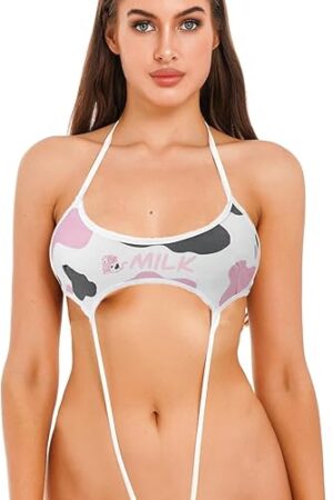 Womens Sexy One Piece Micro Swimsuit Anime Monokini Swimwear Bikini Lingerie