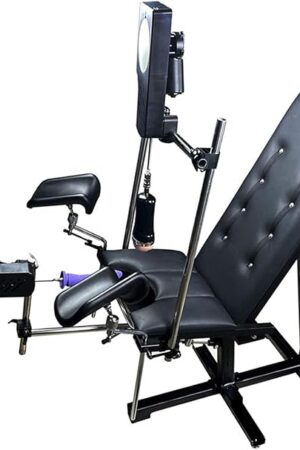 Adjustable Bondage Chair Sex Bench with Thrusting Dildo Machine Adult Sex Toys for Men, Women, Couples, Durable Frame Adjustable Stand & Controller Included, FREDORCH BDSM Furniture