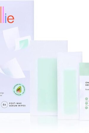 Billie Wax Kit - Face & Bikini - 32 wax strips - 6 post-wax serum wipes