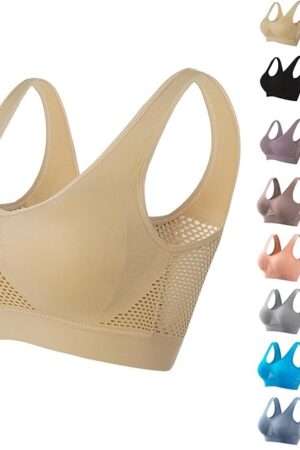 High Impact Sports Bra Workout Crop Tops Yoga Bra Push up Plus Size Breathable Comfortable Mesh Sports Bras for Women