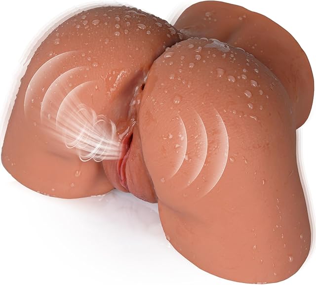 BIG SHOCKED Vibrating Sex Doll for Men, Pocket Pussy Male Sex Toy for Men Mens Sex Dolls Electric Penis Pump Stroker Adult Sex Toys 3D Lifelike Butt Vagina Anal Male Maturbator