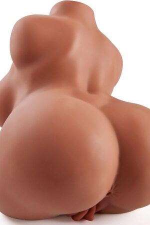 BBW Brown Sex Doll Male Masturbator Sex Toy for Men, 9LB Realistic Love Doll Adult Sex Toys with Big Ass and Boobs for Men Masturbation, Pocket Pussy Ass with 3D Textured Vagina Anal Mens Sex Toys