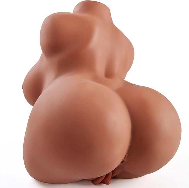 BBW Brown Sex Doll Male Masturbator Sex Toy for Men, 9LB Realistic Love Doll Adult Sex Toys with Big Ass and Boobs for Men Masturbation, Pocket Pussy Ass with 3D Textured Vagina Anal Mens Sex Toys
