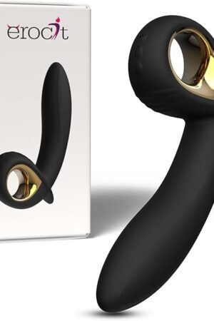 Inflatable Dildo Vibrator ? G-Spot and Anal Prostate Massager for Men and Women Rechargeable Silicone Sex Toy with 10 Vibration Modes and Automatic Inflation