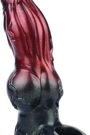 2 Sizes of Knotted Silicone Penis Sleeve with Big Knots, Waterproof Reusable Cock Extender with Cock Ring with Texture for Men Couples - M