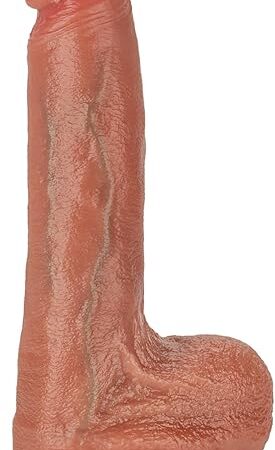 Feels Like Skin! 8.8 Inch Realistic Dildo 100% Body-Safe Silicone Dildo Premium Materials Huge Silicone Dildo with Strong Suction Cup Ultra Soft Lifelike Thick Dildo G Spot Stimulator