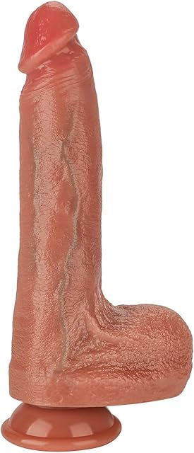Feels Like Skin! 8.8 Inch Realistic Dildo 100% Body-Safe Silicone Dildo Premium Materials Huge Silicone Dildo with Strong Suction Cup Ultra Soft Lifelike Thick Dildo G Spot Stimulator
