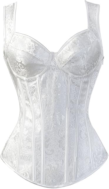 Women's Heavy Duty Corset Double Steel Boned Waist Trainer Corsets Underbust Body Shaper