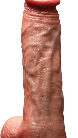 Handmade Huge Realistic 8.77 Inch Silicone Dildo for Gay, Soft Lifelike Penis with Strong Suction Cup, Body-Safe Material, Anal Butt Sex Toys for G-Spot Stimulation, Mens Sex Toys & Male Masturbator.