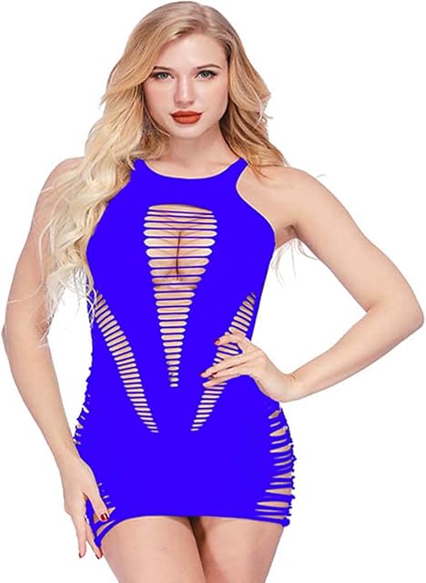 Women Fishnet Bodysuits,Sexy Mesh Babydoll,Women's Floral Lace Lingerie,Bodysuit Dress,One Piece Babydoll One Size