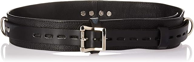 Deluxe Locking Bondage Belt, Black, sv545