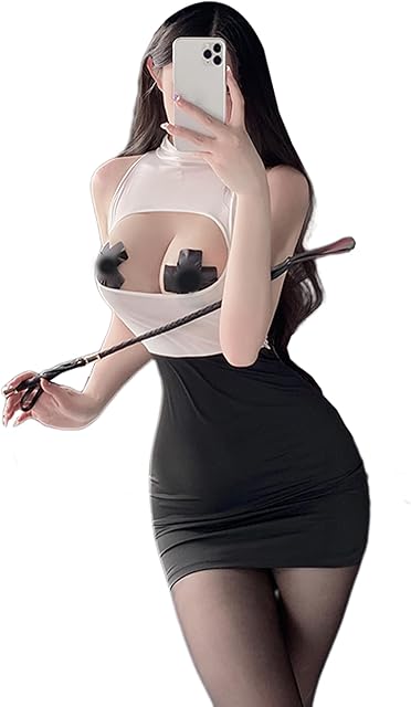 Women's Cosplay Lingerie Secretary OL Uniform Sexy Naughty Teacher Costume Short Skirt Nightclub Clothes With Socks