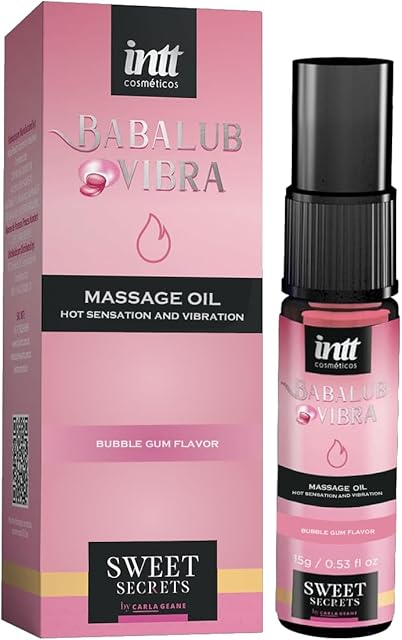 Babalub Vibra Gel with Bubble Gum Flavor - Tingling Sensation - 15g / 0.53 Fl Oz, INTT
