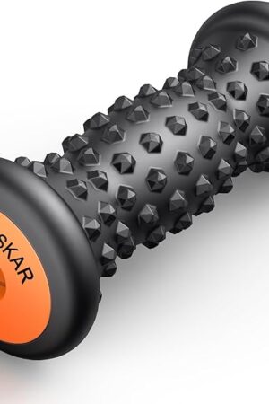 BESKAR Foot Massager Roller for Plantar Fasciitis Relief, Portable, Deep Tissue Muscle Massage, Foot Arch and Heel Pain, Reflexology Tool