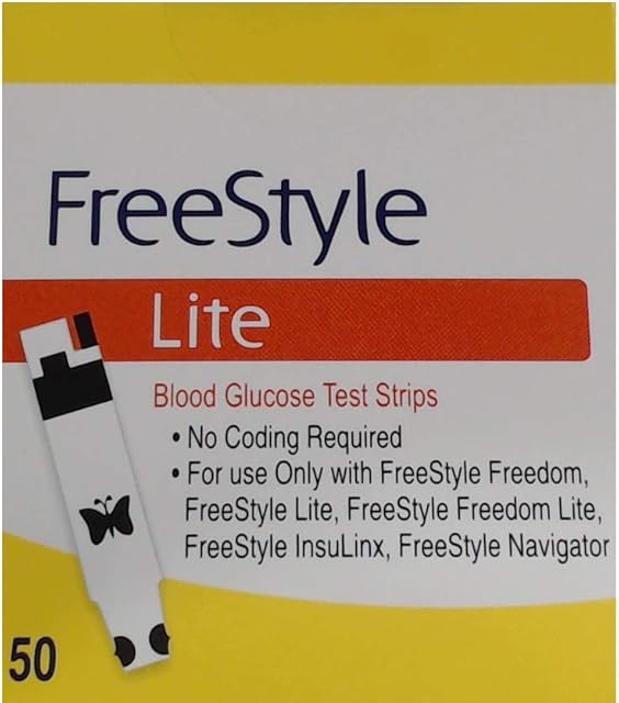 Blood Glucose Test Strips for Freestyle Lite ? Monitor System