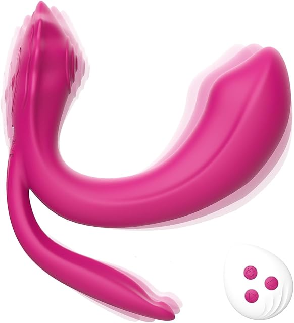 Female Wearable Vibrator, Wearable Vibrator with 3 Powerful Motors, Remote Control Vibrator with 10x10x10 Modes, Panty Vibrator for Singles or Couples Vibrator, Adult Toys