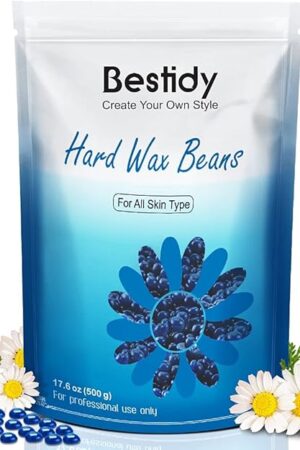 Bestidy Wax Beads, Bagged 500g/11lb/176oz, Waxing beans for Hair Removal, Women Men, Home Waxing for All Body and Brazilian Bikini Areas (500g)