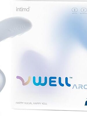 IntiMD VWELL Arc Silicone Vibrating Wand Erognomic for Therapist and Home Use Women Rechargeable