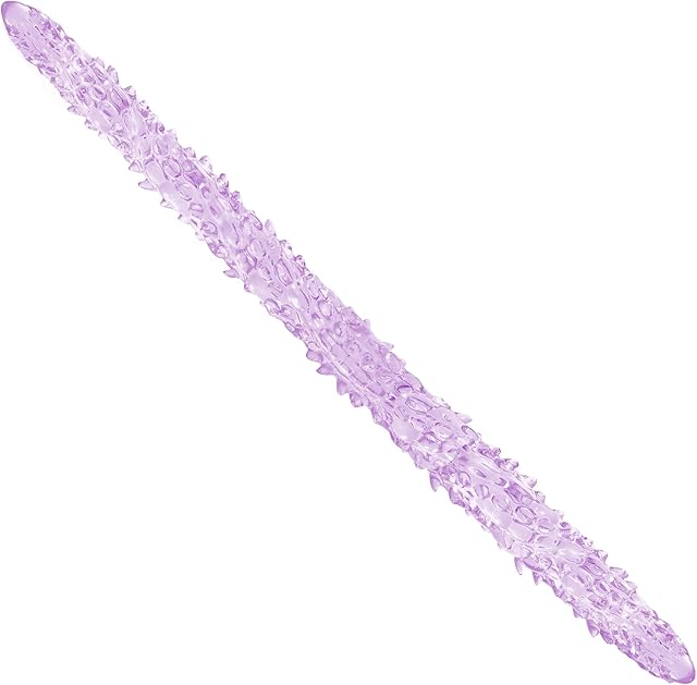 23 * 196 Inch Double Thick Dildo, Double Sided Long Dildos, Doubles Dildo for Two Person Play, Purple Elastic Anal Vaginal Stimulator, Adult Sex Toys for Couples, Gay Men, Lesbians