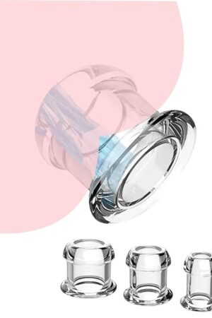 Anal Plug Adult Sex Toys, Hollow Anal Expander Butt Plug Women Sex Toys, Transparent Anal Dildo Sex Machine Sex Toy for Men, Anal Sex Toys for Women Couples