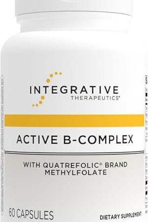 Integrative Therapeutics Active B-Complex - Cellular Energy & Heart Health Support with Vitamins B2, B6 & B12* - Supports Nervous & Immune Systems* - Dairy-Free & Gluten-Free - 60 Capsules