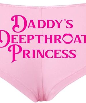 Daddys Deepthroat Princess Sexy DDLG Baby Pink Slutty Panties