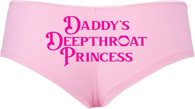 Daddys Deepthroat Princess Sexy DDLG Baby Pink Slutty Panties