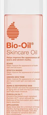 Bio-Oil Skincare Body Oil Serum, Face and Body Moisturizer with Vitamin E & A, for Scars, Stretch Marks, Sensitive Skin, All Skin Types, Dermatologist Recommended, Non-Comedogenic, 67 Oz