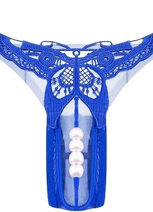 Boxers for Women Underwear Cotton Women Embroidered Hollow Butterfly Sexy Low Waist Lace Thong Underwear plus