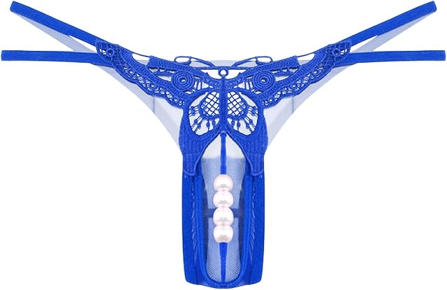 Boxers for Women Underwear Cotton Women Embroidered Hollow Butterfly Sexy Low Waist Lace Thong Underwear plus
