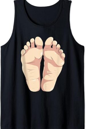Funny Bare Feet Lovers Foot Fetish Tank Top